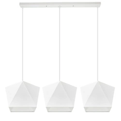 Lampa Wisząca LX- 1001 Biała 3x E27 LEDLUX