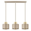 Lampa wisząca sufitowa nowoczesna 3xE27 ZŁOTA beżowa GLAMOUR nowoczesna LX-1035