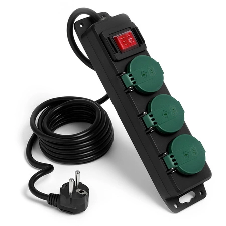 Przedłużacz Listwa Zasilająca Sieciowa Budowlany 3m 3 Gniazda 230V IP44