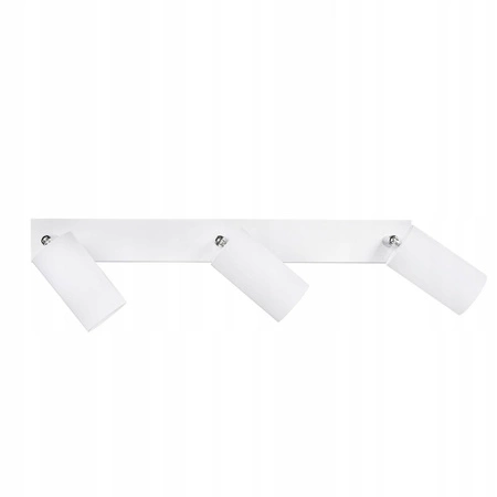 Zestaw Oprawa Sufitowa Natynkowa Reflektor Listwa LX- 8360-3 Biała + 3x Żarówka GU10 1,5W biała zimna LEDLUX