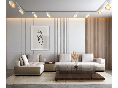 Szynoprzewód Zestaw Szyna 2m + 3x Lampa GU10 Złota Miedziana LED PREMIUM