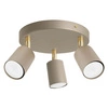 Lampa sufitowa KINKIET LED 3xGU10 beżowa Spot Kaszmir Premium LX1340
