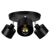 Lampa Sufitowa LX- 1040 Czarna 3x E27 LEDLUX