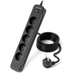 Przedłużacz Listwa Zasilająca Sieciowa 5 Gniazd 230V 3M 3x USB Ładowanie