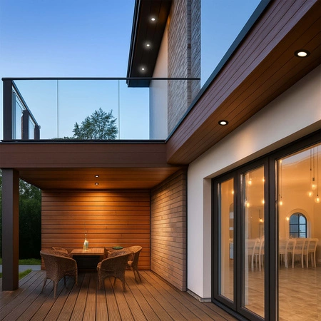 Oprawa Halogenowa Hermetyczna D-06 Czarna Okrągła LEDLUX