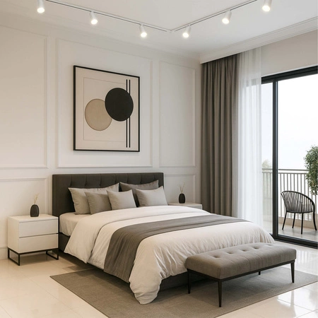 Szynoprzewód Lampa Szynowa Reflektor Halogen Biały Złoty Sot Gu10 LX-8474 WHITE LEDLUX