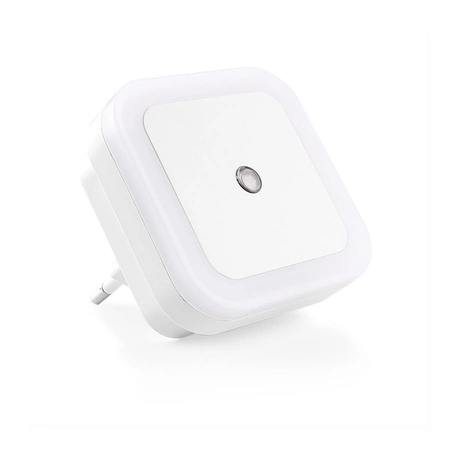 Lampka Nocna LED Wtyczkowa do Kontaktu LN-002 BIAŁA LEDLUX