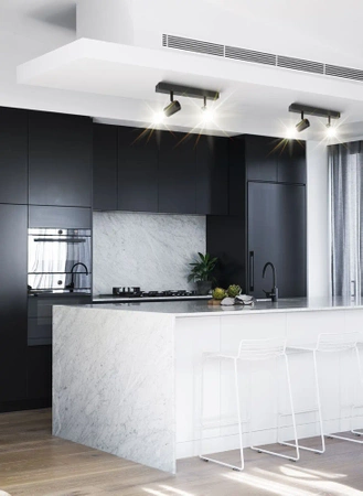 Oprawa Sufitowa Natynkowa Reflektor Listwa LX1065 BLACK 2x E27 LEDLUX