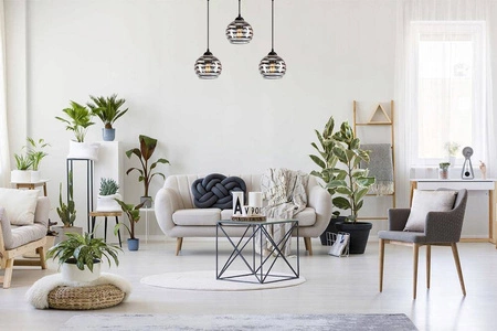 Lampa Wisząca LX- 1230 Czarna 3x E27 LEDLUX