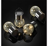 2x Lampka lampa SOLARNA Ogrodowa LED LATARENKA Szklana Kula biała ciepła LSOL-058 LEDLUX