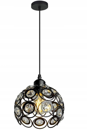 Lampa Wisząca LX- 1111 Czarna 1x E27 LEDLUX