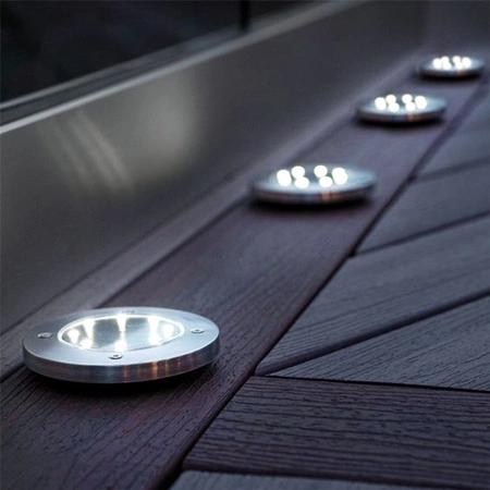 Zestaw 4x Lampa Reflektor Solarny Ogrodowy LX- 9500 biała neutralna LEDLUX