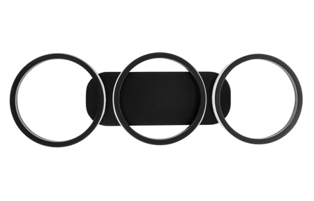 Lampa Sufitowa Wisząca LED Geometryczna LX- 954 54W+ Pilot Czarna 3000k-6000k LEDLUX