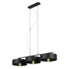 Lampa Wisząca LX- 1091 Czarna 3x E27 LEDLUX