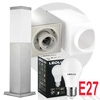 Lampa Ogrodowa Stojąca Słupek E27 LX- 810 Inox 65cm LEDLUX