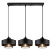 Lampa Wisząca LX- 1186 Czarna 3x E27 LEDLUX