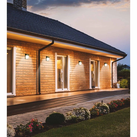 Lampa elewacyjna LED zewnętrzna kinkiet ogrodowy LATARNIA Nowoczesna E27 LEL-0004 LEDLUX