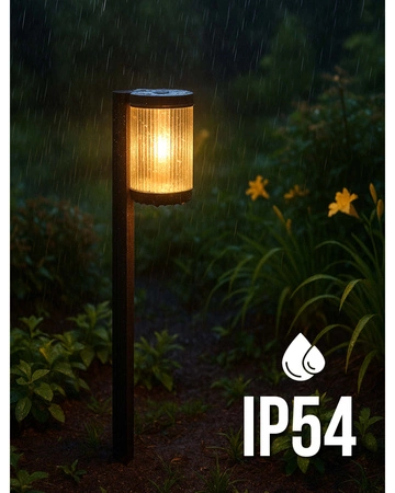 Lampa solarna Ogrodowa wbijana Stojąca LED słupek ogrodowy latarnia LSOL-060