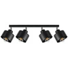 Lampa Sufitowa LX- 1195 Czarna 4x E27 LEDLUX