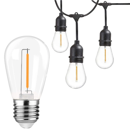 Żarówka LED do Girlandy 1W Barwa biała ciepła LEDLUX