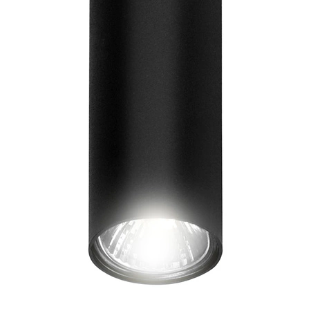 Reflektor Szynowy Lampa Tuba Oprawa Na Żarówkę GU10 Czarny LEDLUX