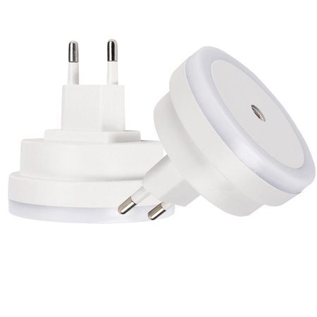 Lampka Nocna LED Wtyczkowa do Kontaktu LN-001 BIAŁA LEDLUX
