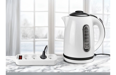 PRZEDŁUŻACZ listwa budowlany zasilająca 10m 5 gniazd Biały LEDLUX