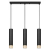 Lampa Wisząca LX-1413 Czarna + Złoto 3x GU10 LEDLUX