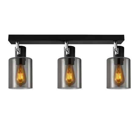 Lampa sufitowa led wisząca żyrandol szklana nowoczesna loft 3xE27 plafon LX-1064 LEDLUX