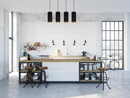 Lampa Wisząca LX- 1086 Czarna 4x E27 LEDLUX