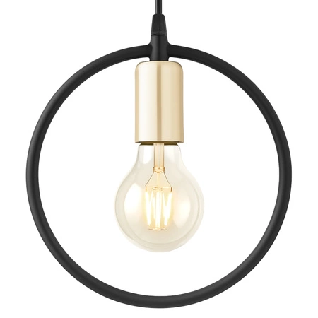 Lampa Wisząca LX-1361 Czarna+ Złoto 3x E27 LEDLUX