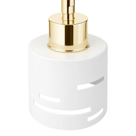 Kinkiet ścienny lampa sufitowa 2w1 E27 biały złoty nowoczesny wewnętrzny LX1432