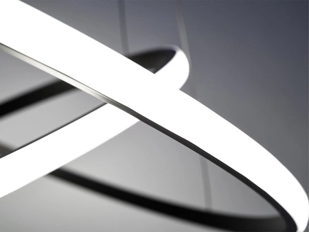 Lampa Sufitowa Wisząca LED LX-917 44W Czarna biała neutralna LEDLUX