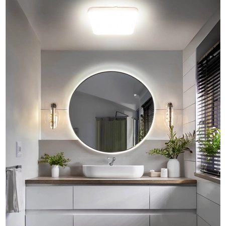 Plafon LED Lampa Sufitowa Natynkowa 24W 2400lm ciepła neutralna Zimna Pilot LX-915 LEDLUX