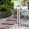 Lampa Ogrodowa Stojąca Słupek E27 LX- 700 Inox 45cm LEDLUX