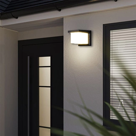 Kinkiet Ogrodowy Lampa Elewacyjna Zewnętrzna LX- 9116 Czarny LEDLUX