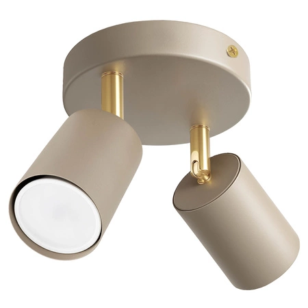 Lampa sufitowa KINKIET LED GU10 beżowa Spot Kaszmir Premium LX1341