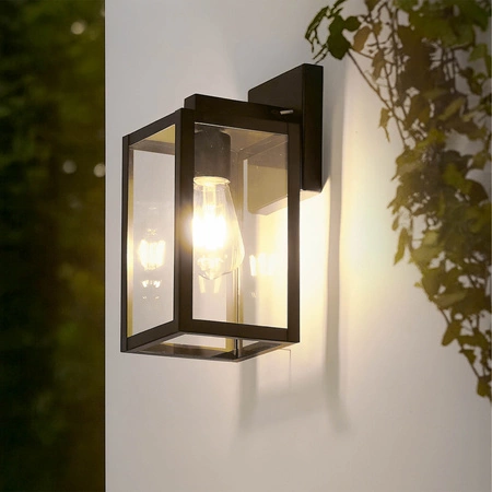 Lampa elewacyjna LED zewnętrzna kinkiet ogrodowy Premium LEL-0010 Szara LEDLUX