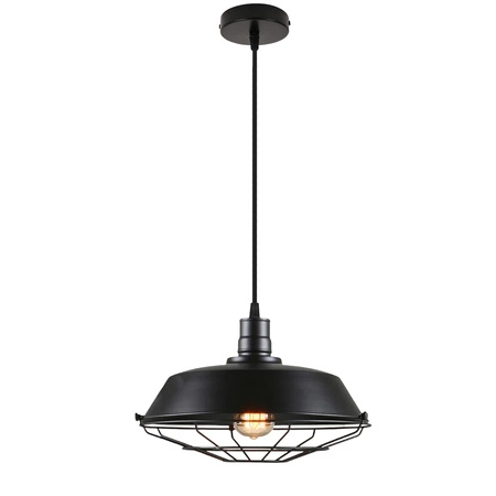Lampa Wisząca PT-624 Czarna 1x E27 LEDLUX