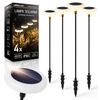 4x LAMPA SOLARNA LED LAMPKA WBIJANA OGRODOWA SŁUPEK UFO LATARNIA SZPIKULEC LSOL-062 LEDLUX