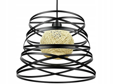 Lampa Wisząca LX- 1072 Czarna 1x E27 LEDLUX