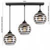 Lampa Wisząca LX- 1230 Czarna 3x E27 LEDLUX