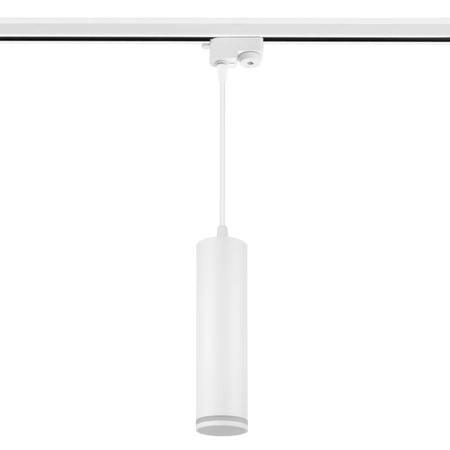 Reflektor szynowy LED lampa spot na żarówkę GU10 zwis biały tuba LX- 8473 Pasek WHITE LEDLUX