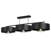Lampa Wisząca LX- 1091 Czarna 3x E27 LEDLUX
