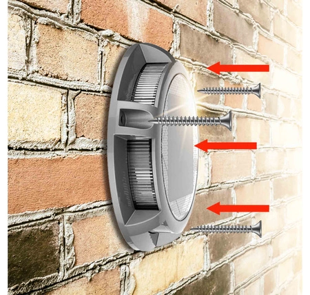 Lampa solarna LED wbijana gruntowa najazdowa ogrodowa Dysk PREMIUM LSOL-063 LEDLUX