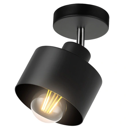 Lampa Sufitowa LX- 1106 Czarna 1x E27 LEDLUX