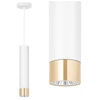 Lampa Sufitowa Wisząca LX-1412 Biała + Złoto 1x GU10 LEDLUX