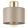 LAMPA sufitowa wisząca LED ŻYRANDOL PLAFON loft nowoczesna E27 beżowa LX1020