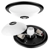Plafon Lampa Sufitowa LP-001 PIR Czarny 2x E27 LEDLUX