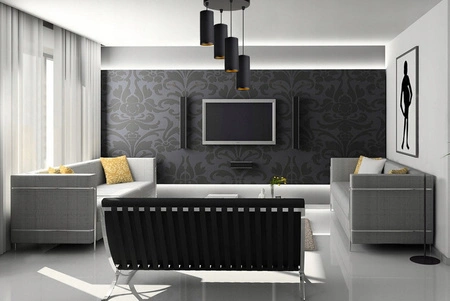 Lampa Wisząca LX- 1307 Czarna 4x E27 LEDLUX